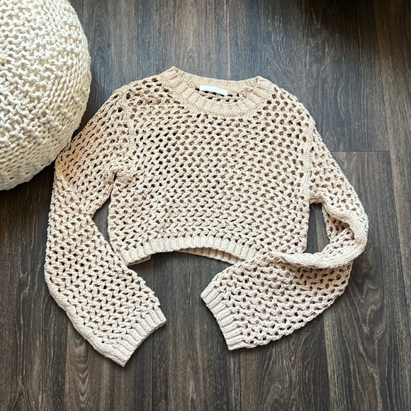 C’Noir Crochet Sweater Cover Up - Picture 1 of 4